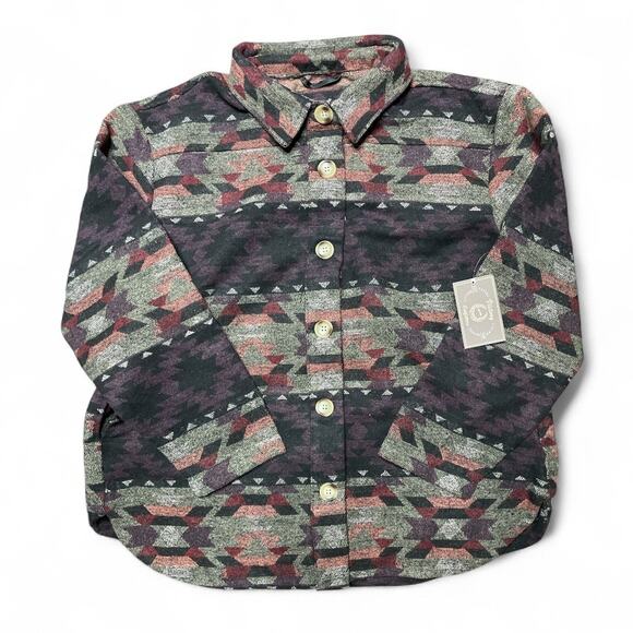 Victory Outfitters Western Wine Plaid Shacket Shirt size Large NEW - Picture 1 of 9